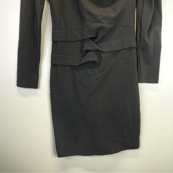 Nicole Miller Structured One Shoulder dress black - 8 - Picture 4 of 13